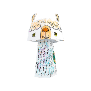 Lama da costruire e colorare 3D Monumi creative