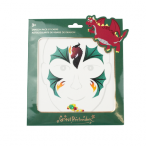 Tattoo viso Drago Great Pretenders