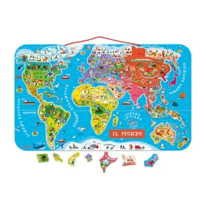 Puzzle Magnetico del Mondo