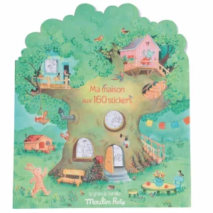 Quaderno da colorare con 160 adesivi, La grande famiglia