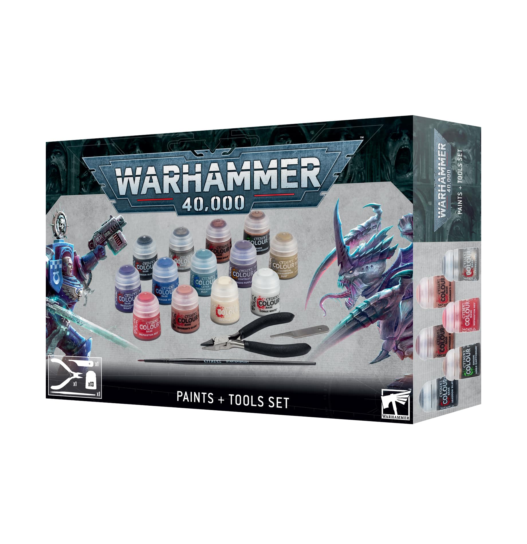 Warhammer 40,000 – PAINTS + TOOLS SET 2023 - immagine 2