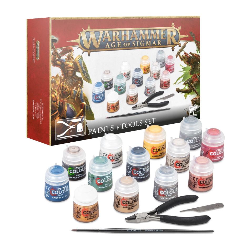 Age of Sigmar PAINTS + TOOLS SET 2024