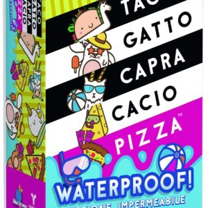 TACO GATTO CAPRA CACIO PIZZA WATERPROOF