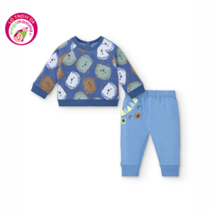 Set 2 pz Maglia e Pantalone in Felpa Hedgehog Forest – Tuc Tuc