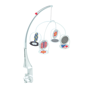 Giostrina da lettino bianco/nero Manhattan toy