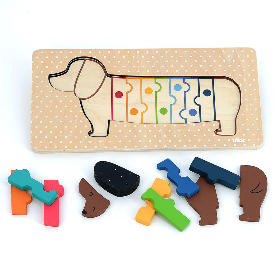 Cane puzzle in legno - immagine 3