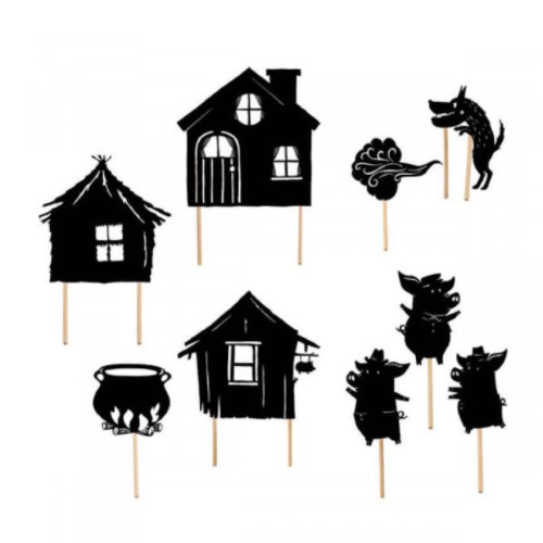 Ombre tre porcellini Moulin roty - immagine 3