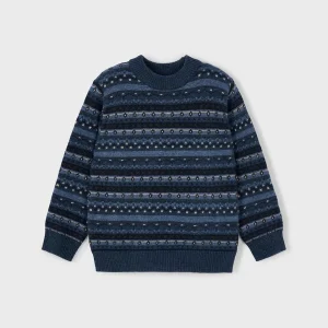 Maglione motivo jacquard