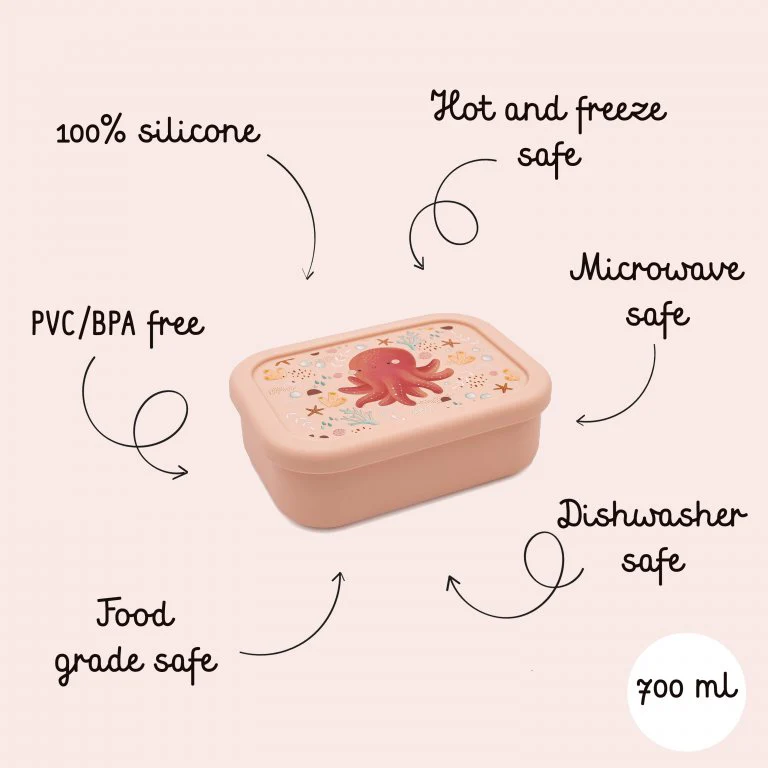 Porta merenda in silicone - Polpo Slurpy - immagine 4