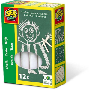 Gessetti bianchi 12 pezzi Ses creative