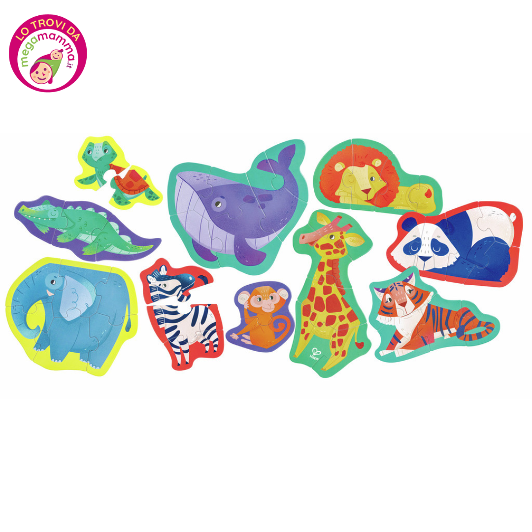 Puzzle Amici della giungla – Hape - immagine 3