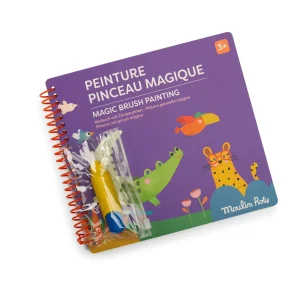 Pittura pennello magico con acqua