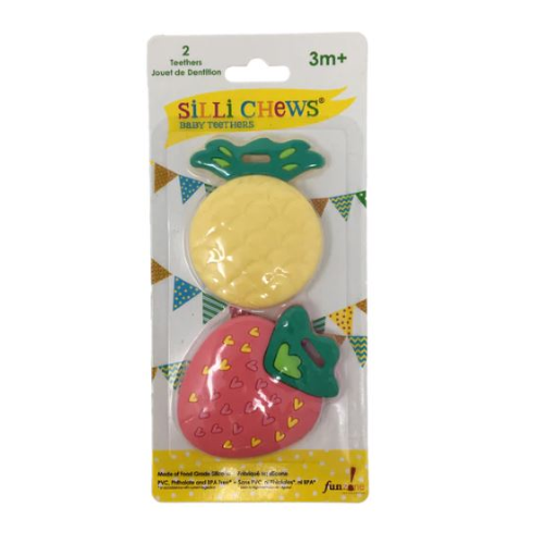 Massaggia gengive ananas-fragola Sillichews - immagine 2