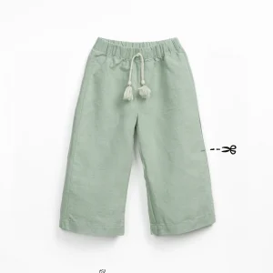 Pantalone largo con cordoncino