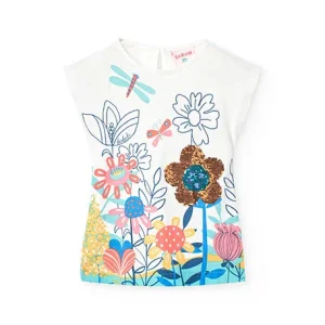 Vestito jersey fiori