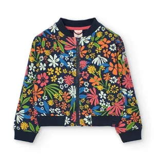Giacca bomber a fiori