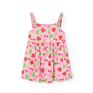 Vestito jersey stampato