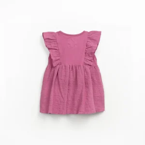 Vestito con maniche a volant