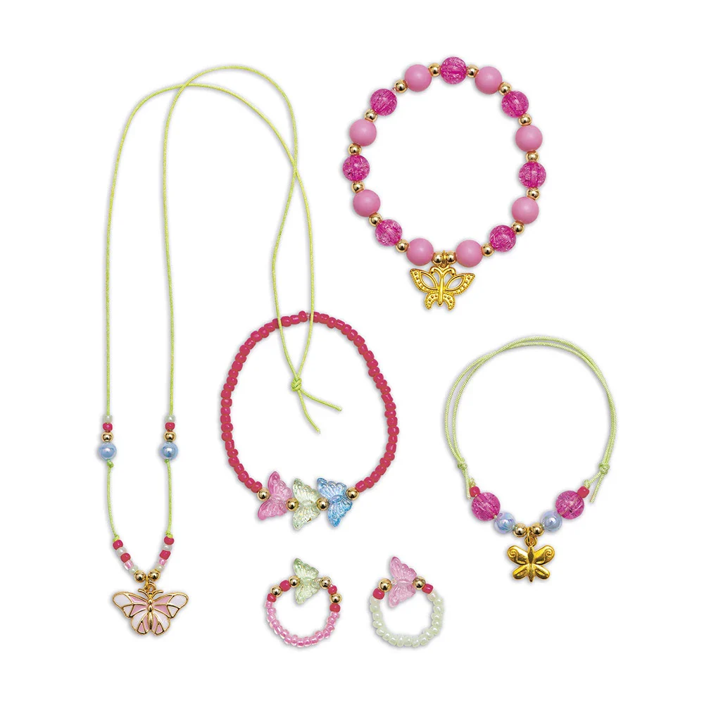 6 graziosi gioielli a forma di farfalla Magic Fairies - immagine 3