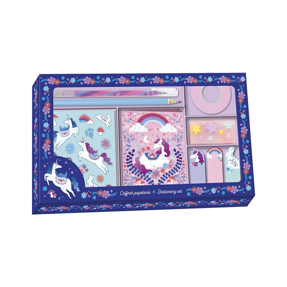 Set di cancelleria Unicorno