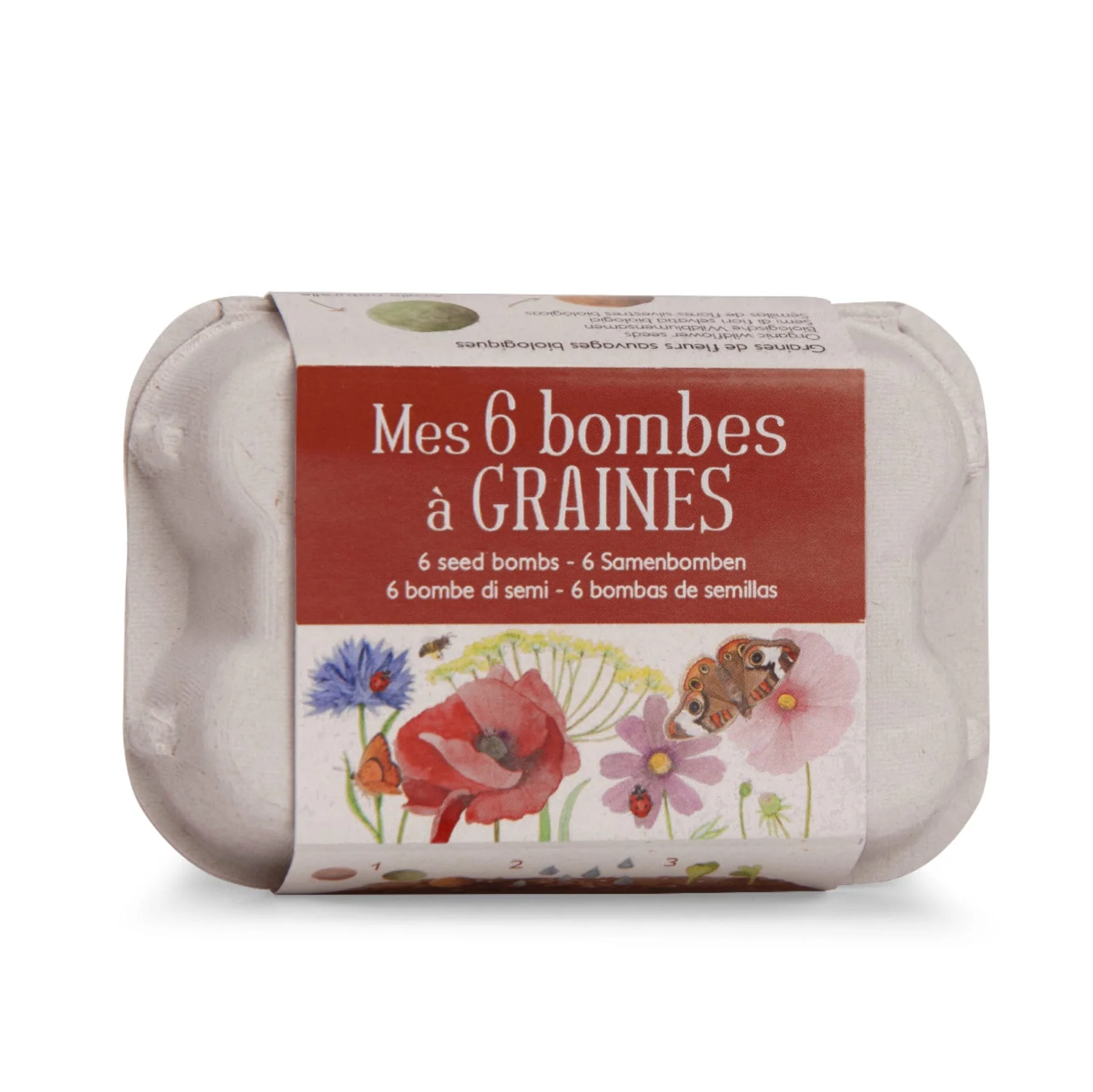 Cofanetto 6 bombe di semi bio