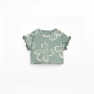 Maglietta con stampa floreale