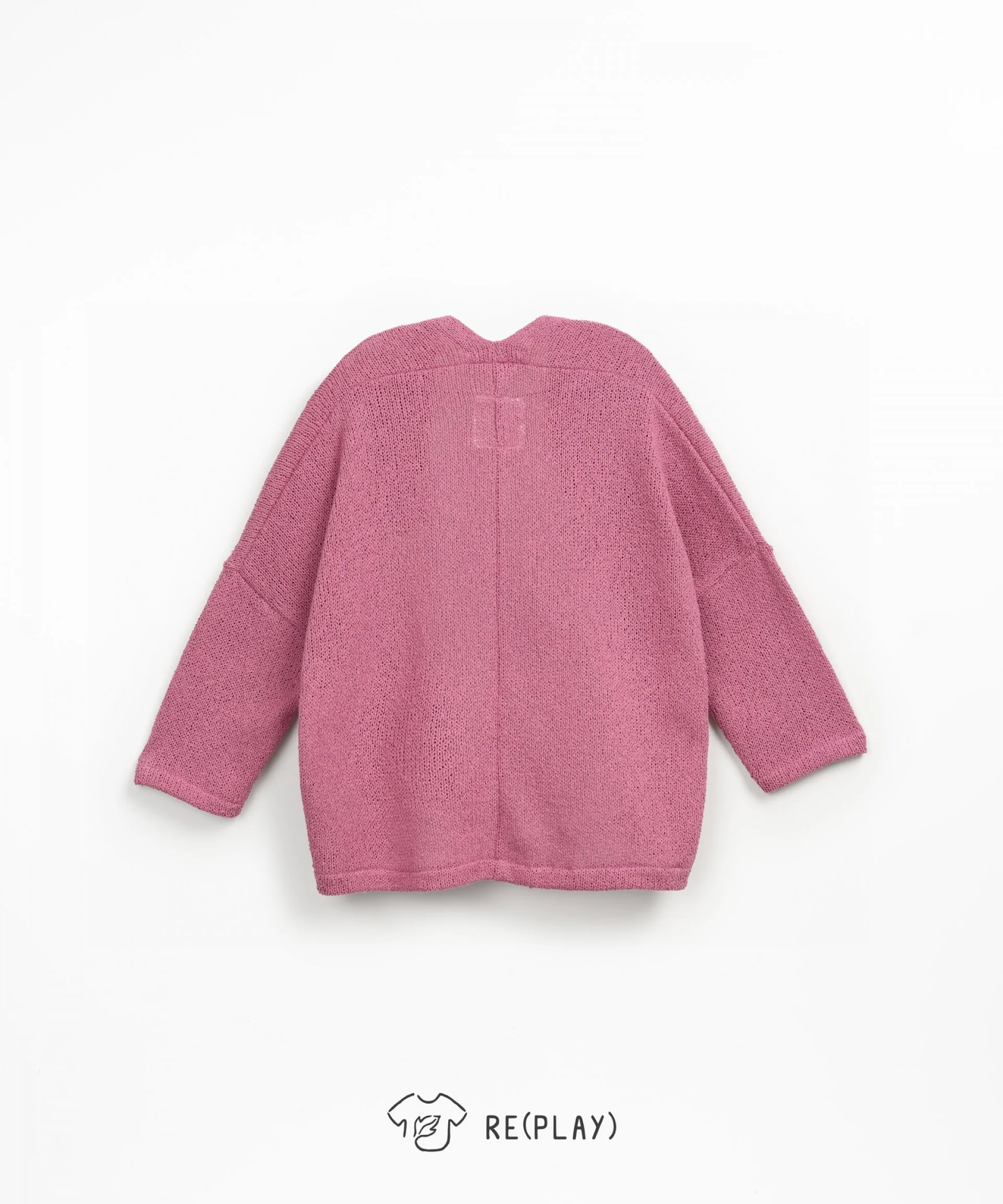 Cardigan aperto in maglia - immagine 3