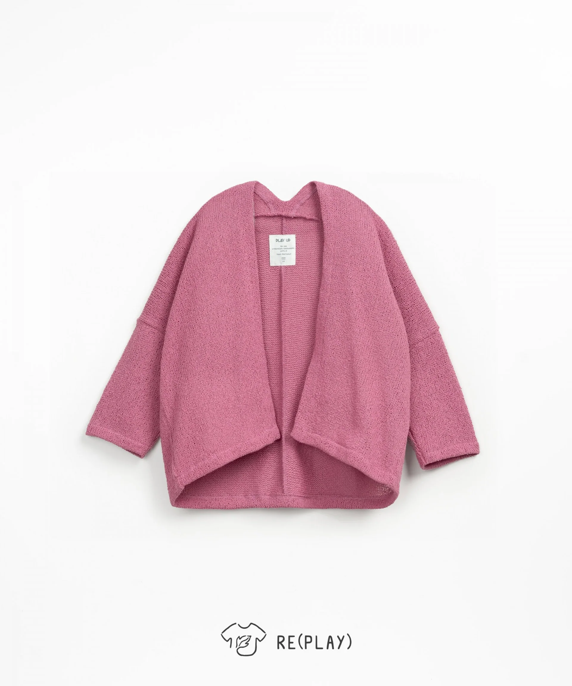 Cardigan aperto in maglia - immagine 2