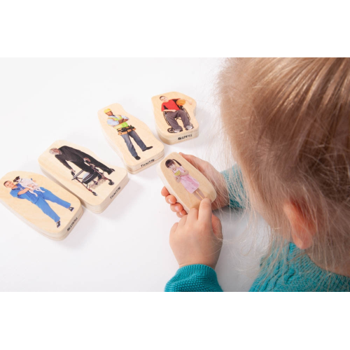 Blocchi in legno persone della comunità Tickit - immagine 4