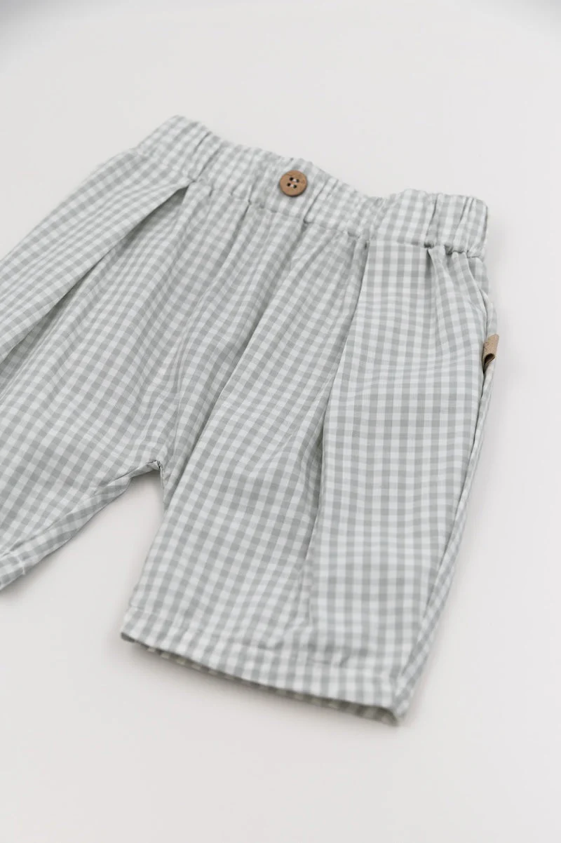 Pantaloncino a quadri - immagine 3