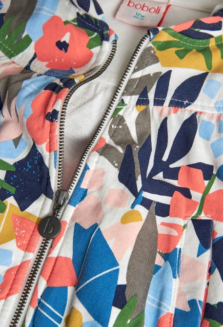 Felpa stampa floreale - immagine 4