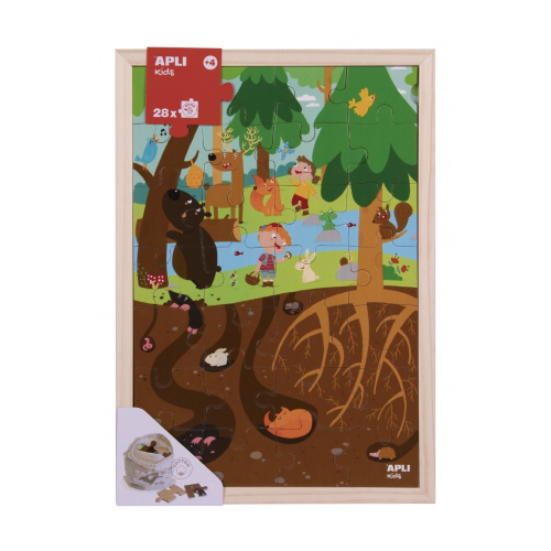 Puzzle – la foresta 28pz Apli