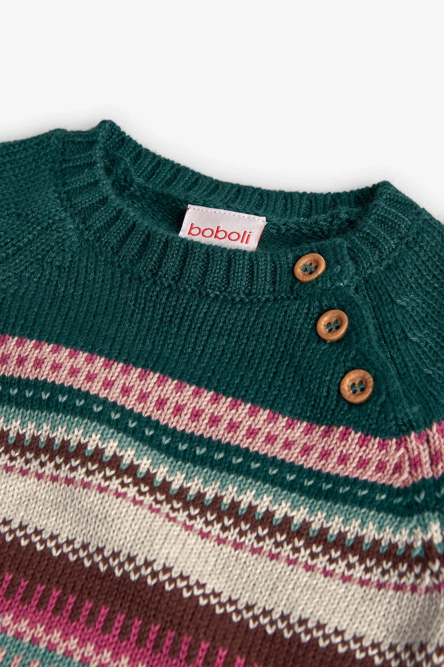 Vestito in maglia a righe - immagine 4