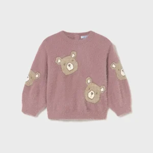 Maglione orso pellicciotto
