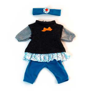 Completo con blusa e fascetta per bambole da 38 cm  Miniland Educational