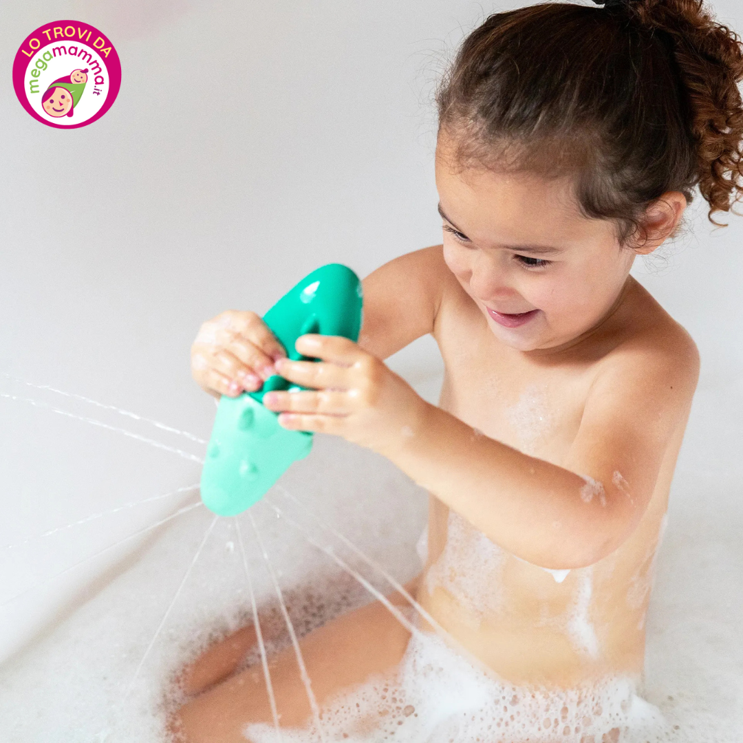 Squeezi croco – Gioco da Bagno – 100% Silicone – Quut - immagine 3