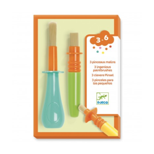 3 Pennelli ergonomici Djeco - immagine 2