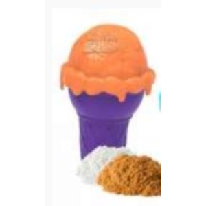 Coni Gelato arancione Kinetic sand
