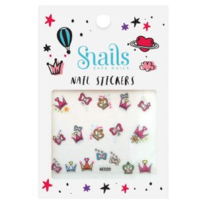 Adesivi per unghie stickers Perfect Princess Snails
