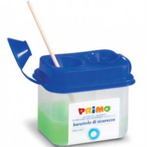 Barattolo per pittura a due vie blu Primo