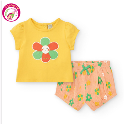 T-Shirt e Shorts Flower Healthy Apple – Tuc Tuc