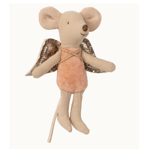 Topo angelo piccolo rosa chiaro Maileg - immagine 4