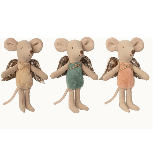 Topo angelo piccolo rosa chiaro Maileg - immagine 3