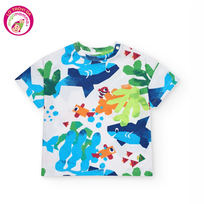 T-Shirt Shark Color The Sea – Tuc Tuc