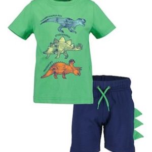 Set 2 Pz Maglia Manica Corta e Shorts Green TRex – Blue Seven