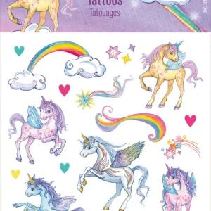 Tatuaggi glitterati Unicorn Paradise