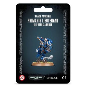 Primaris Lieutenent in Phobos Armour degli Space Marine