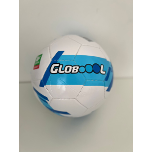Pallone da calcio bianco e blu Globo