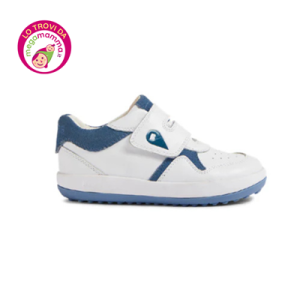 I Walk Baseline White-Elemental Blue – Bobux