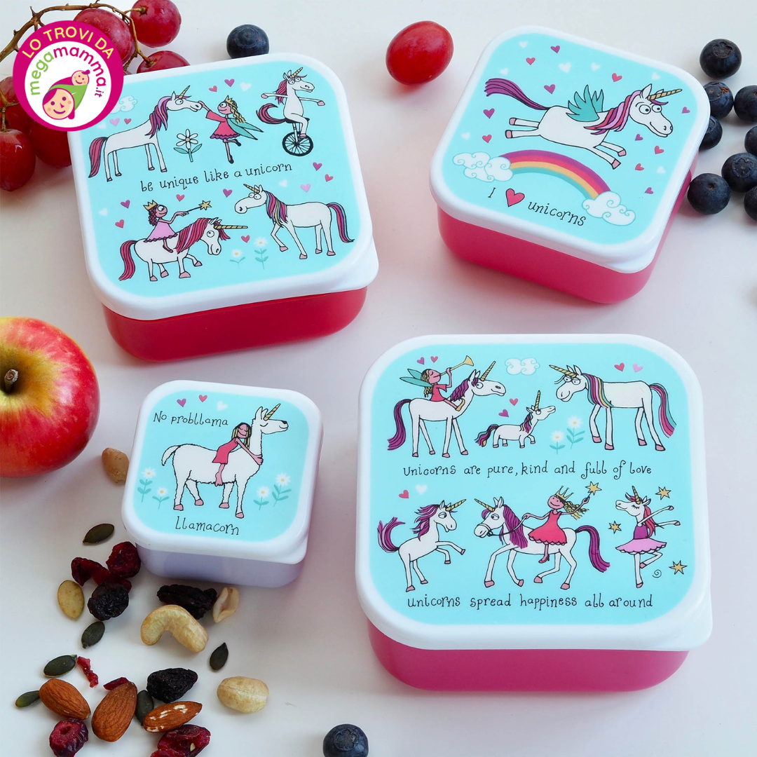 Set di 4 Snack Box Unicorn – Tyrrel Katz - immagine 3